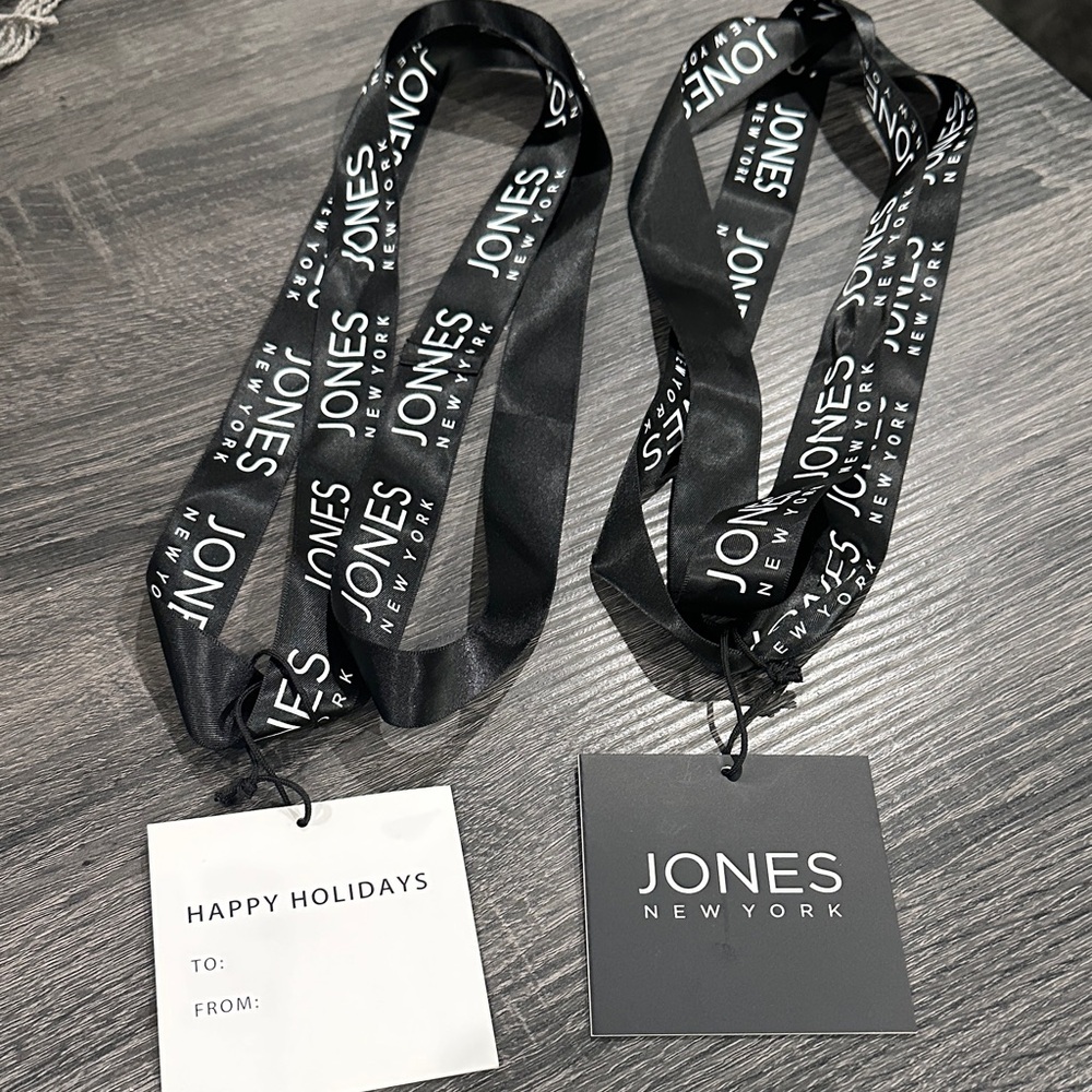 Jones New York Black Gift Ribbon